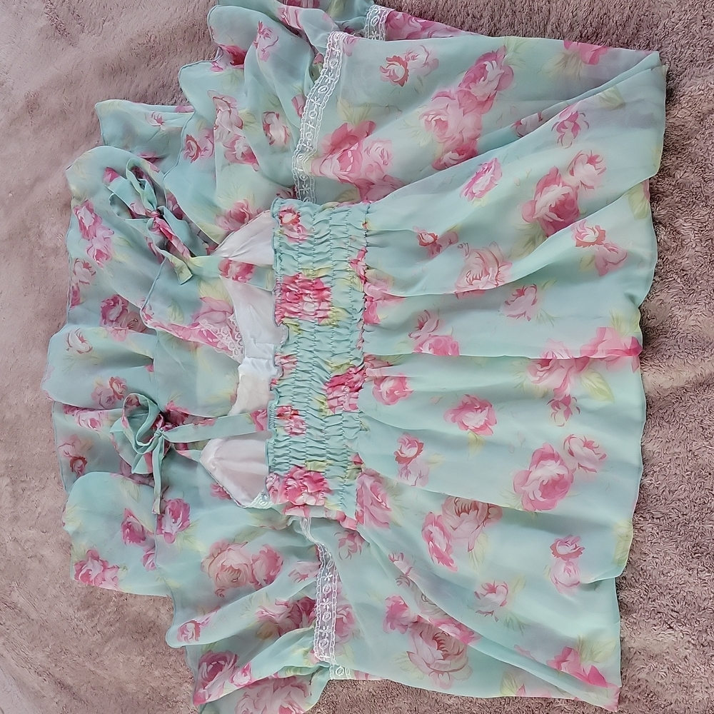 Flower Maxi Dress - Picture 3 of 3